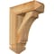 Ekena Millwork Imperial Arts and Crafts Rough Sawn Bracket w/ Offset Brace, Western Red Cedar, 6"W x 16"D x 20"H BKT0604X16X20IMP03RWR - alternate 1